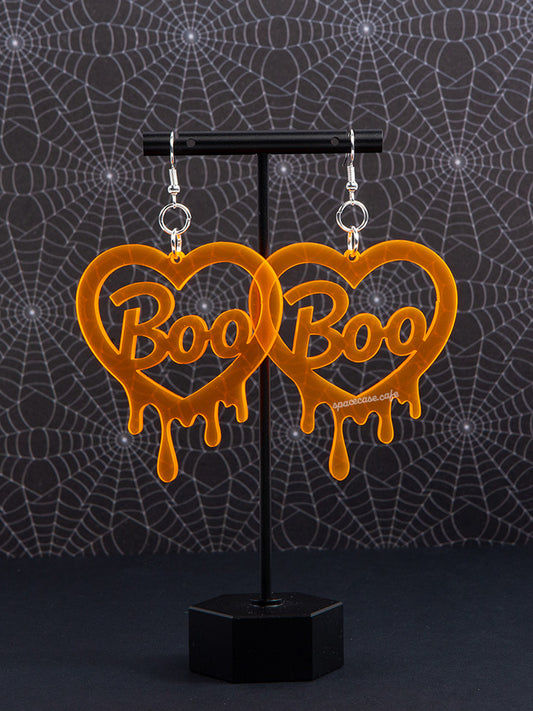 Boo Acrylic Earrings