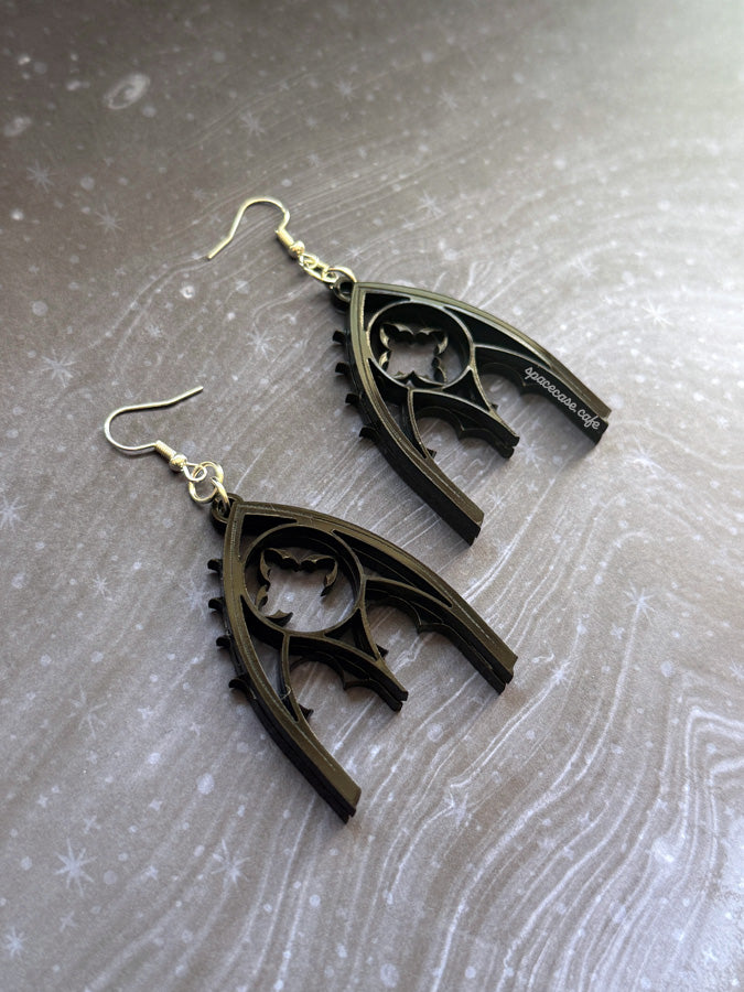 Cathedral Window Acrylic Earrings