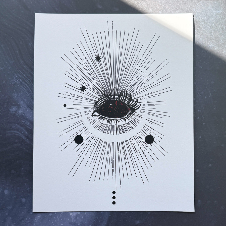 Evil Eye Art Print