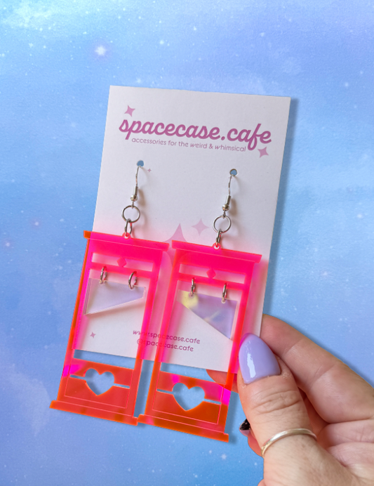 Guillotine Acrylic Earrings
