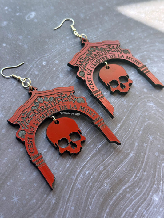 L'Empire de la Mort Acrylic Earrings