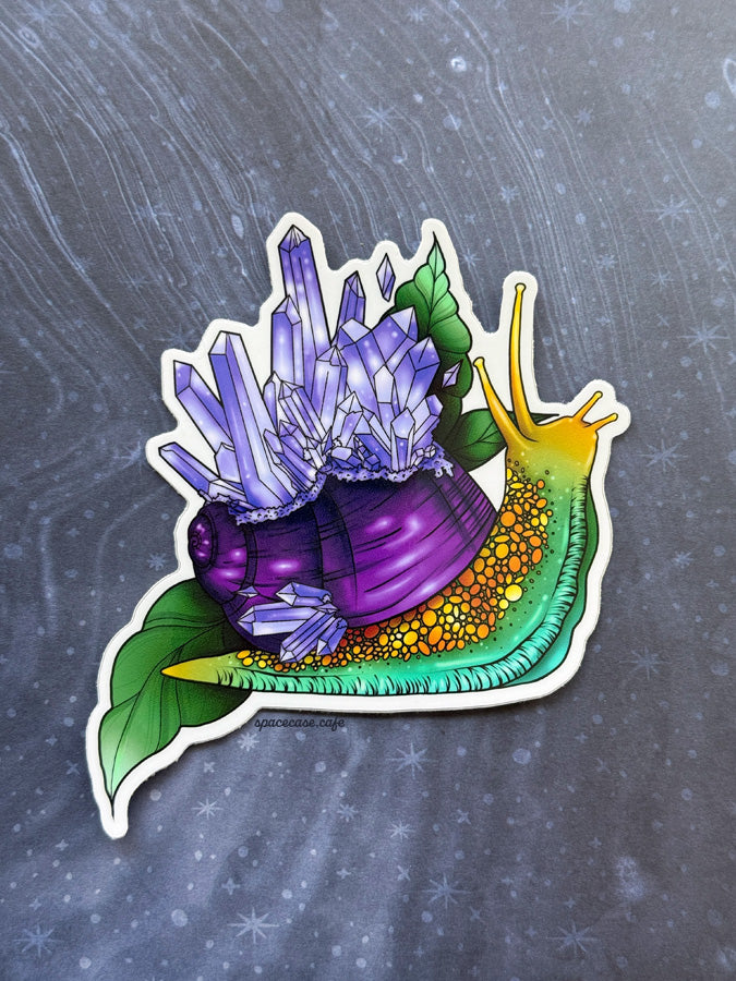Crystal Snail Sticker