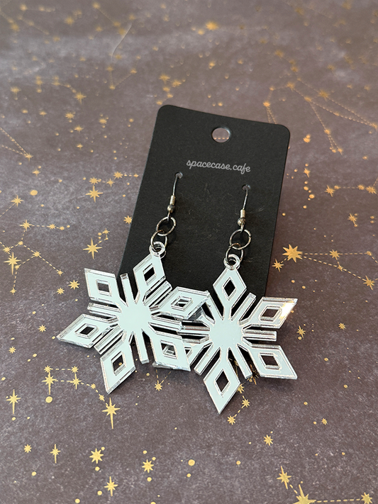 Nordic Snowflakes Acrylic Earrings