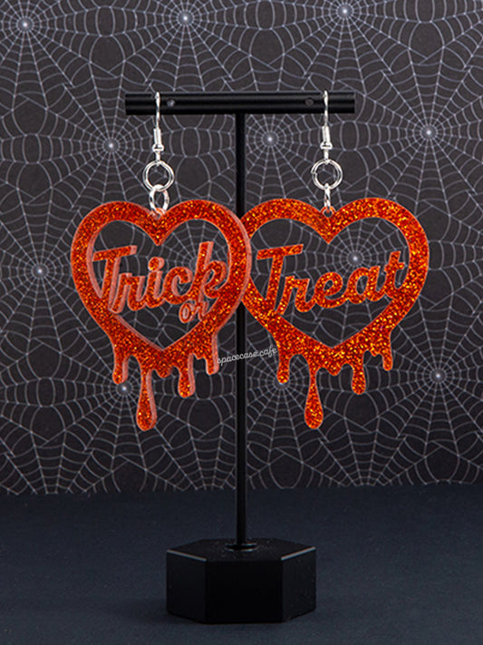 Trick or Treat Acrylic Earrings