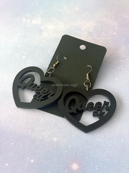 Queer AF Acrylic Earrings