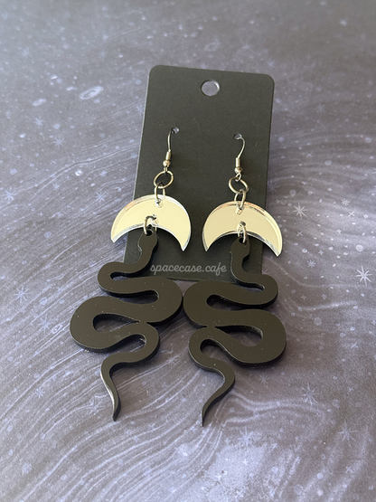 Snakey Boiz Acrylic Earrings