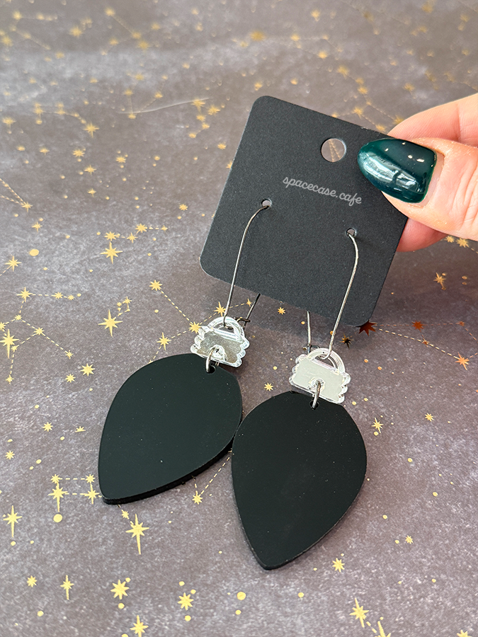 Vintage Christmas Lights Acrylic Earrings