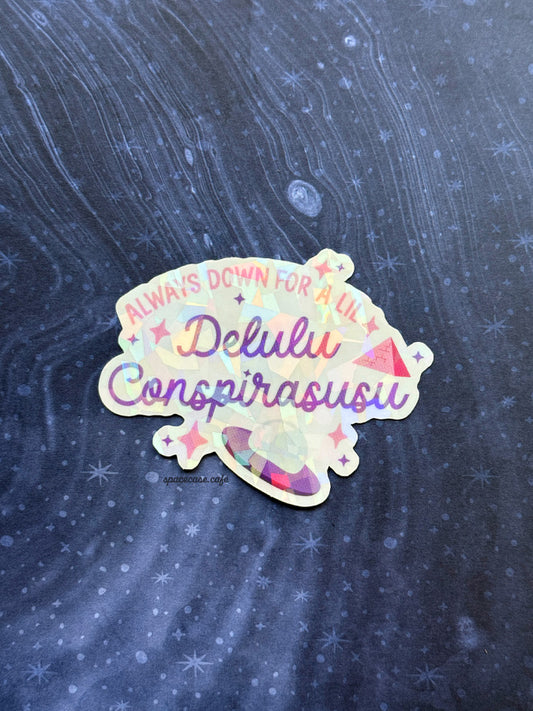Delulu Conspirasusu Sticker