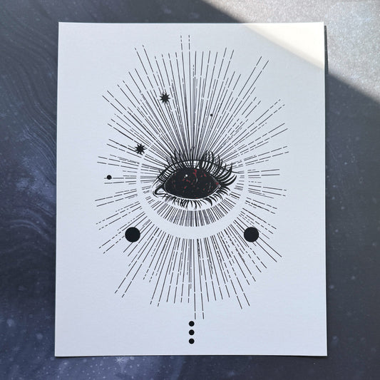 Evil Eye Art Print