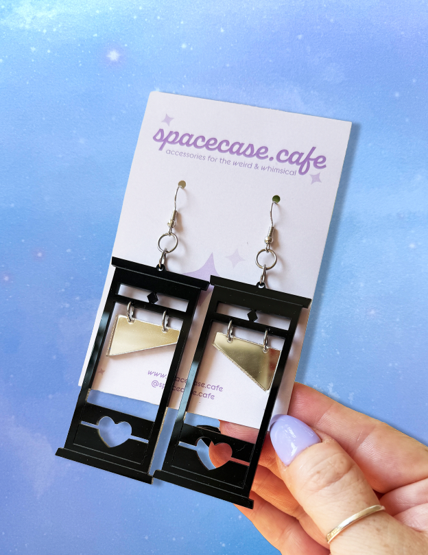 Guillotine Acrylic Earrings