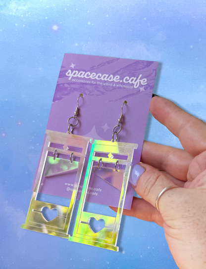 Guillotine Acrylic Earrings