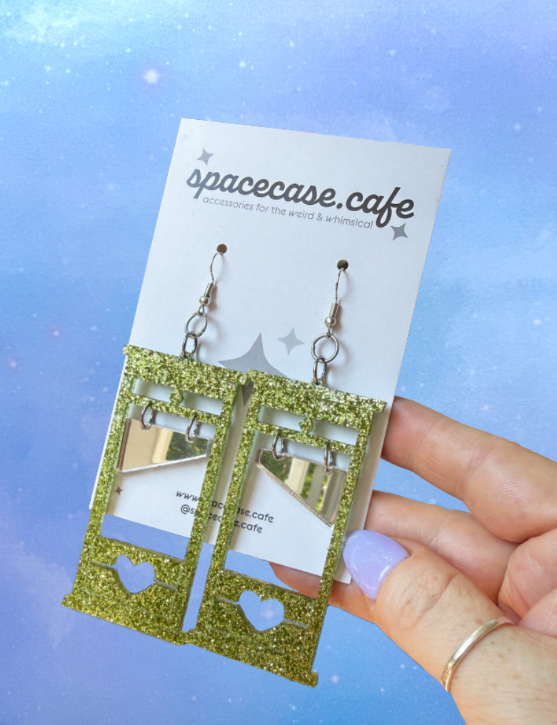 Guillotine Acrylic Earrings
