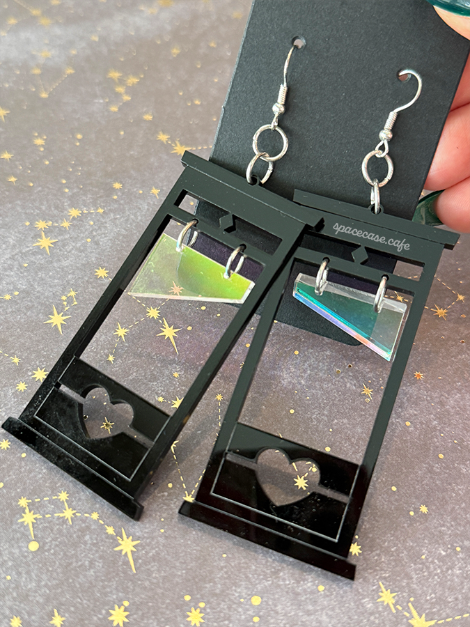 Guillotine Acrylic Earrings