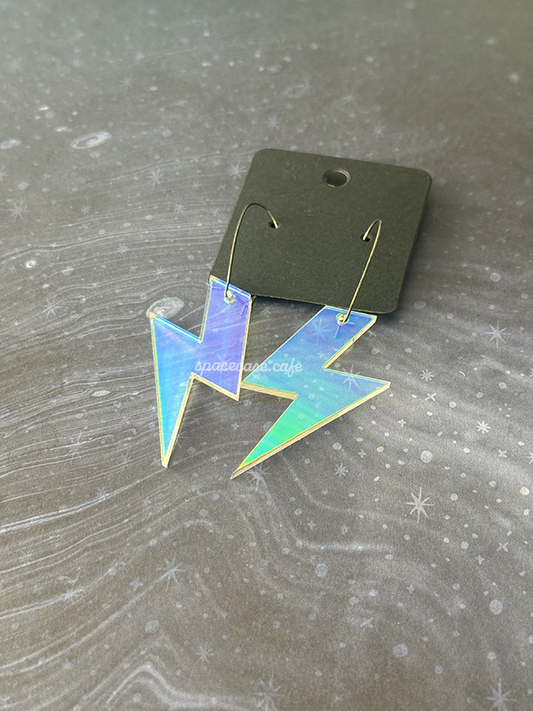 Laser Beam Lightning Acrylic Earrings