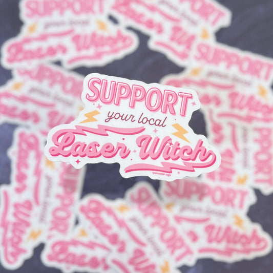 Birth Month Exclusive: Laser Witch Support Sticker