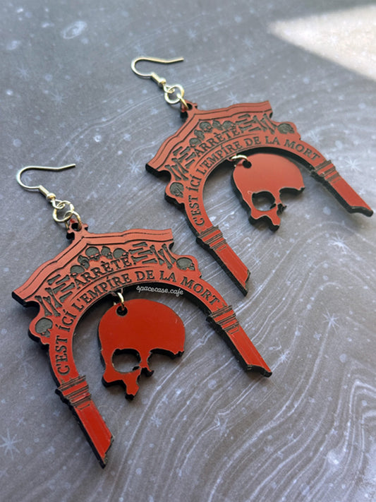 L'Empire de la Mort Acrylic Earrings