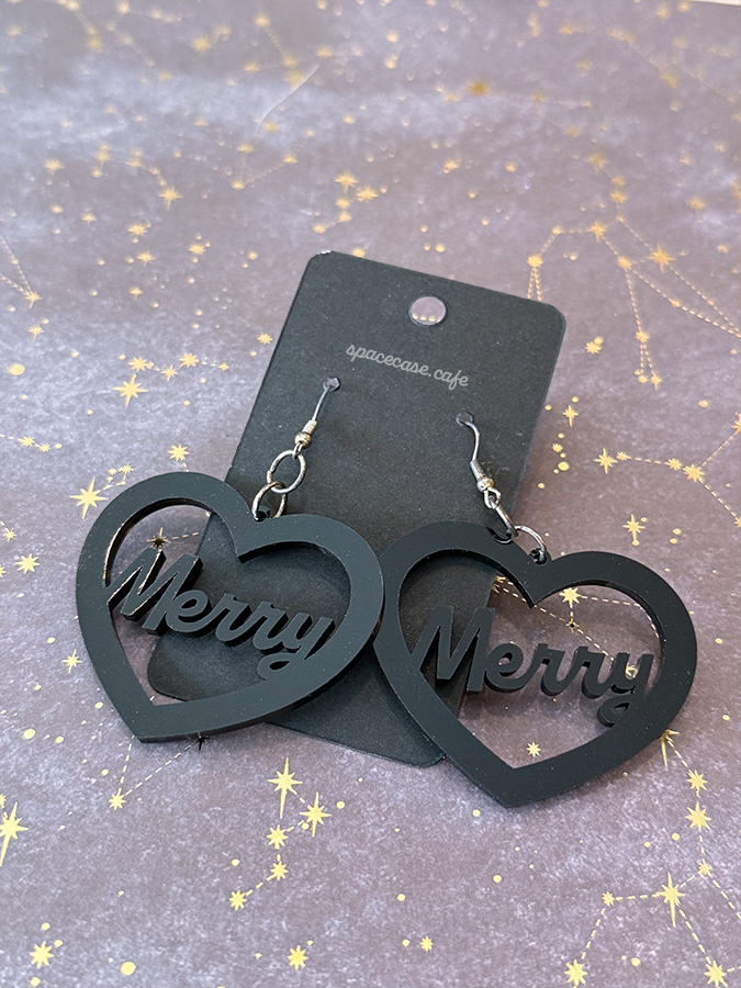 Be Merry Acrylic Earrings