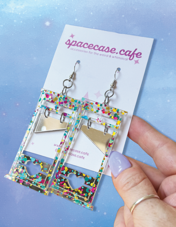 Guillotine Acrylic Earrings
