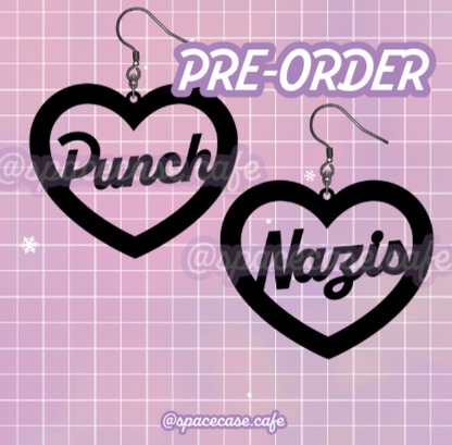 PRE-ORDER Punch Nazis Acrylic Earrings