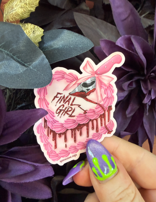 Final Girl: Slasher Horror Waterproof Vinyl Sticker