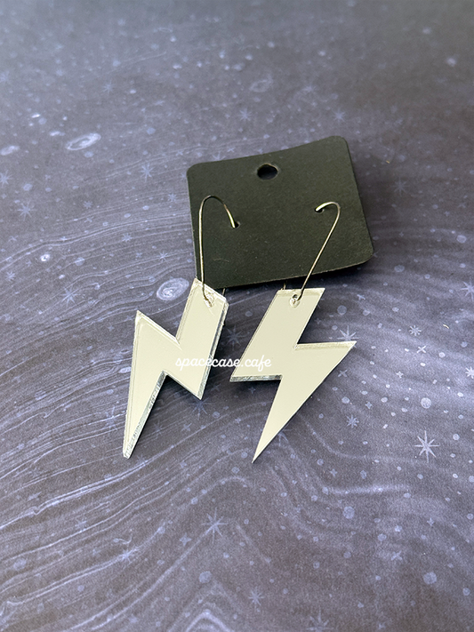 Laser Beam Lightning Acrylic Earrings