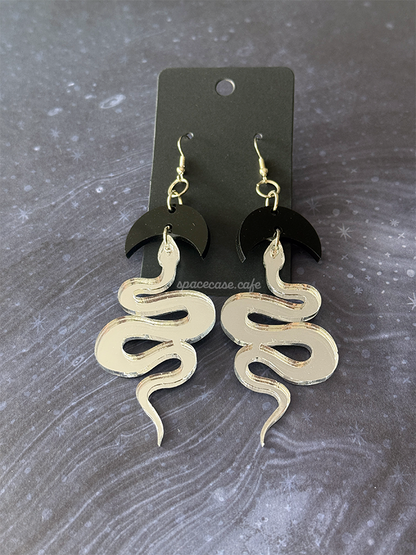 Snakey Boiz Acrylic Earrings