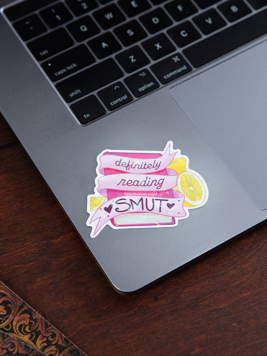 Definitely Reading Smut Bookish Sticker