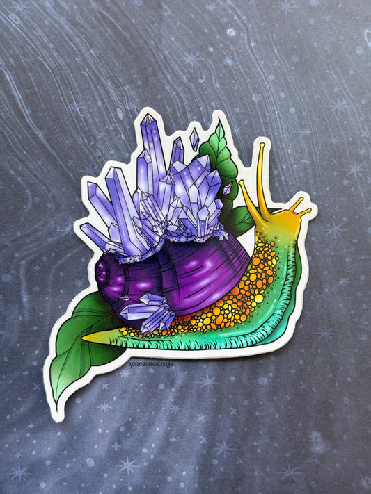 Crystal Snail Sticker