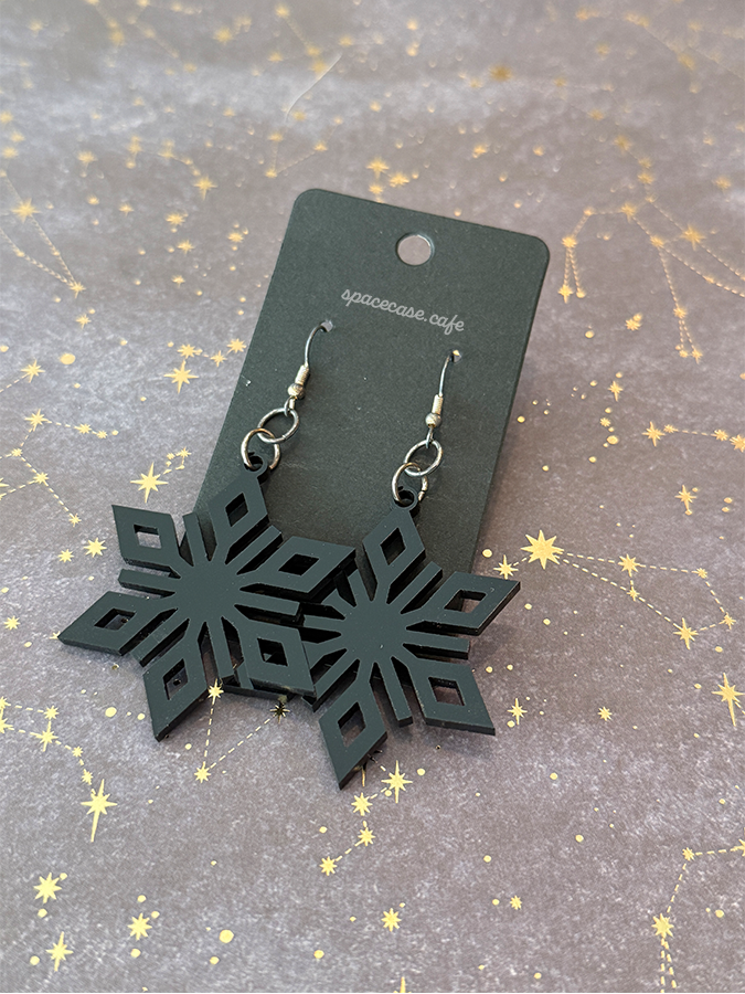 Nordic Snowflakes Acrylic Earrings