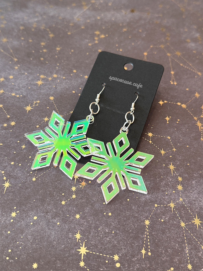 Nordic Snowflakes Acrylic Earrings