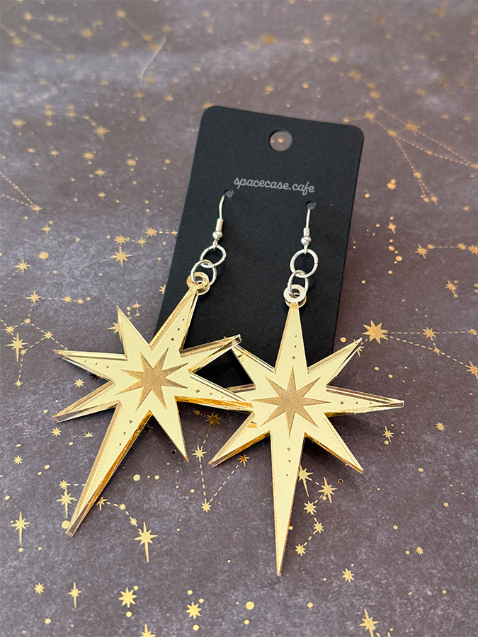 Northern Star Acrylic Earrings