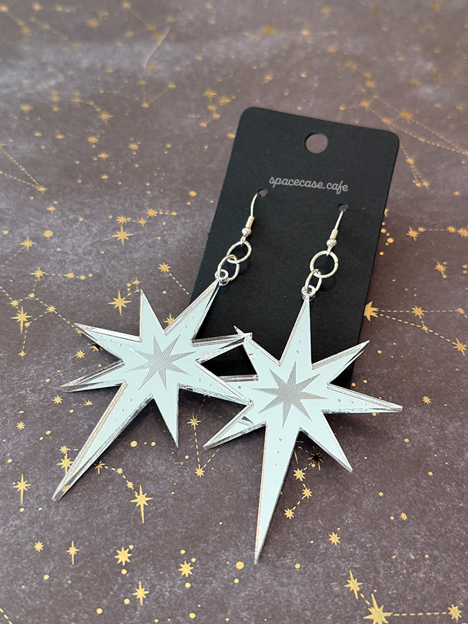 Northern Star Acrylic Earrings
