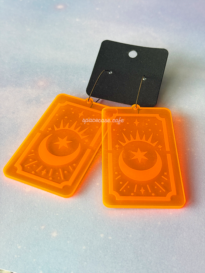 Tarot Card Acrylic Earrings