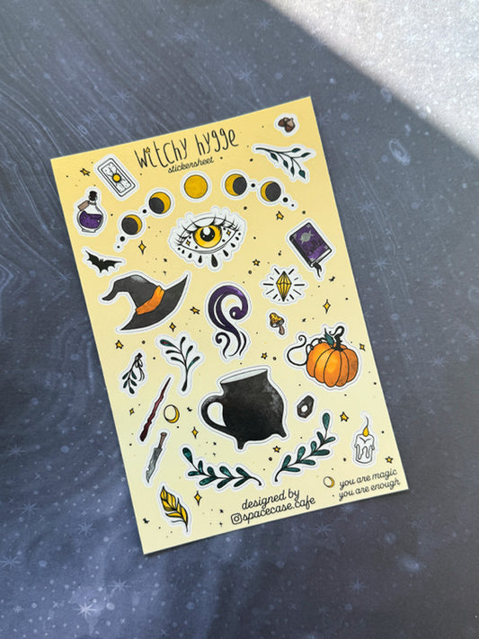 Witchy Hygge Sticker Sheet