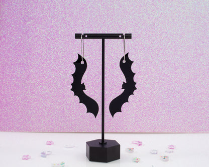 Bat Acrylic Earrings