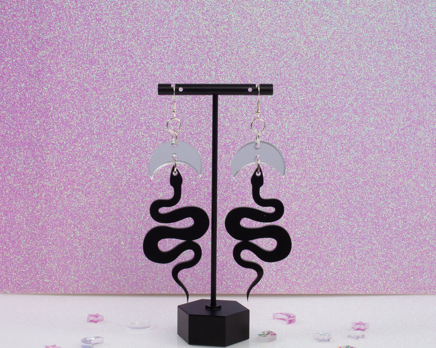 Snakey Boiz Acrylic Earrings