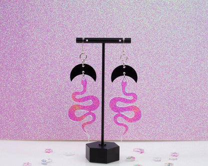 Snakey Boiz Acrylic Earrings