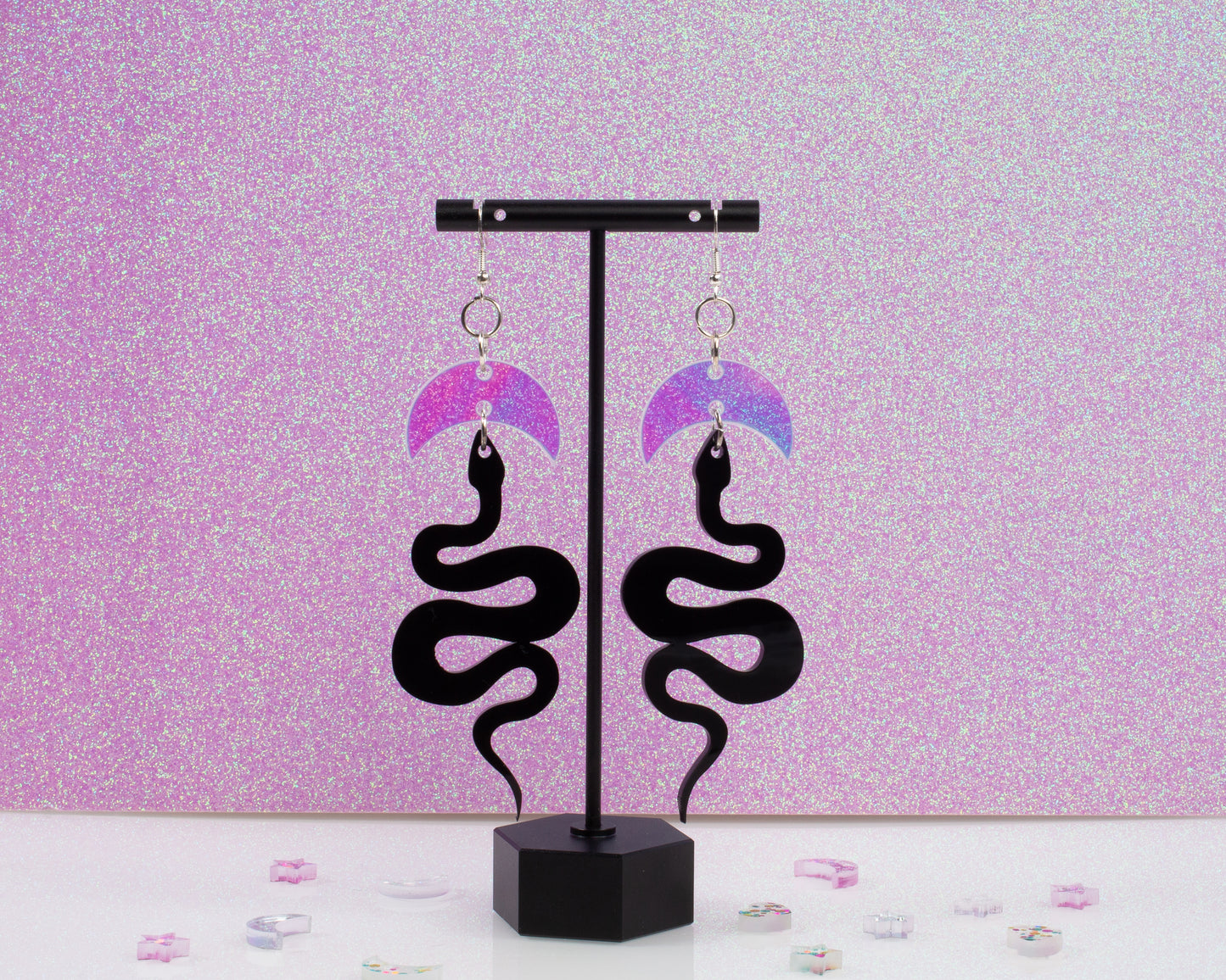 Snakey Boiz Acrylic Earrings