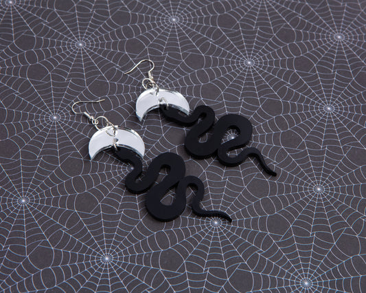 Snakey Boiz Acrylic Earrings