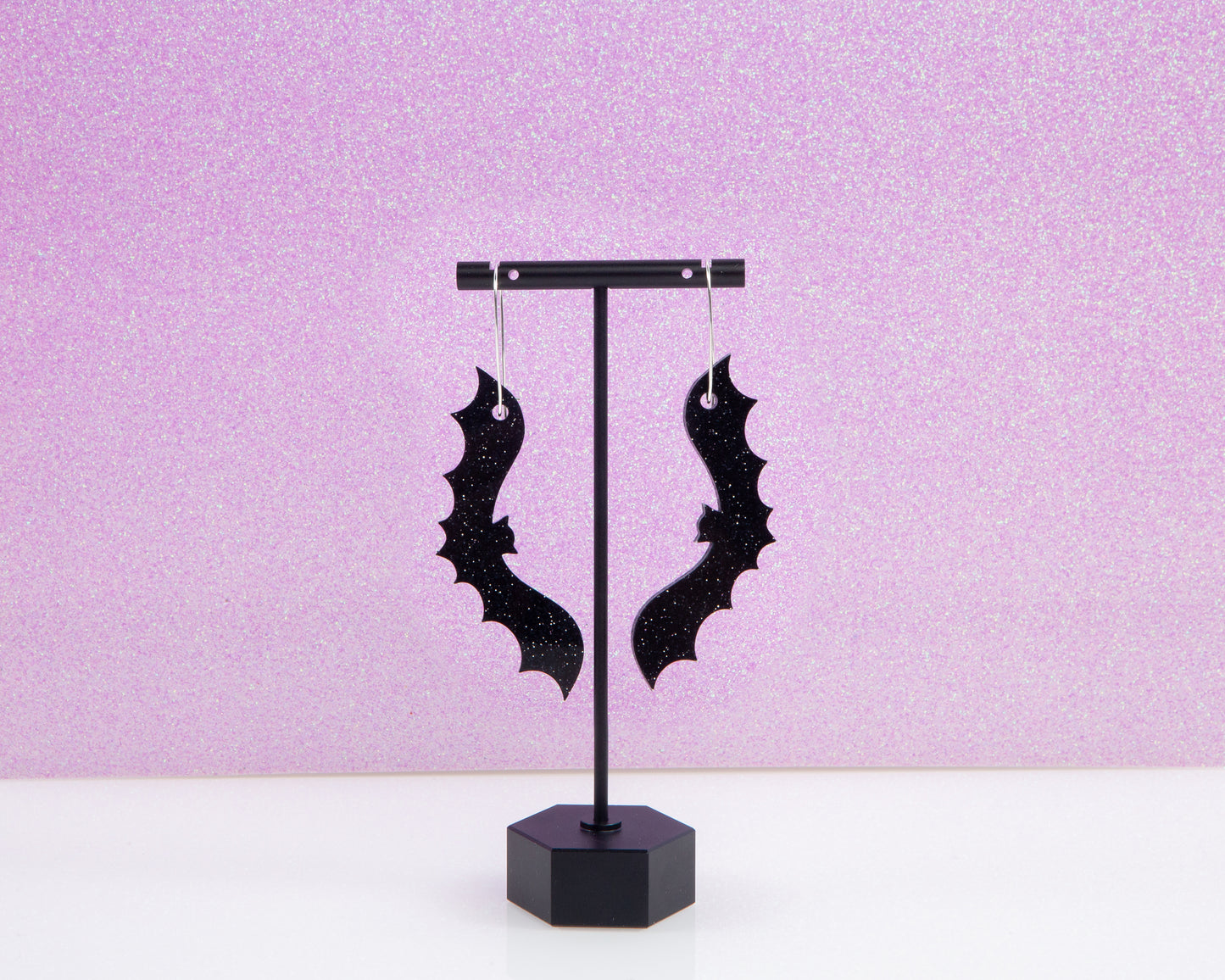 Bat Acrylic Earrings