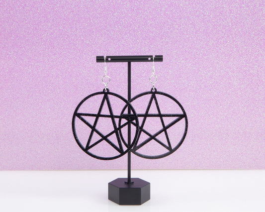 Pentagram Acrylic Earrings