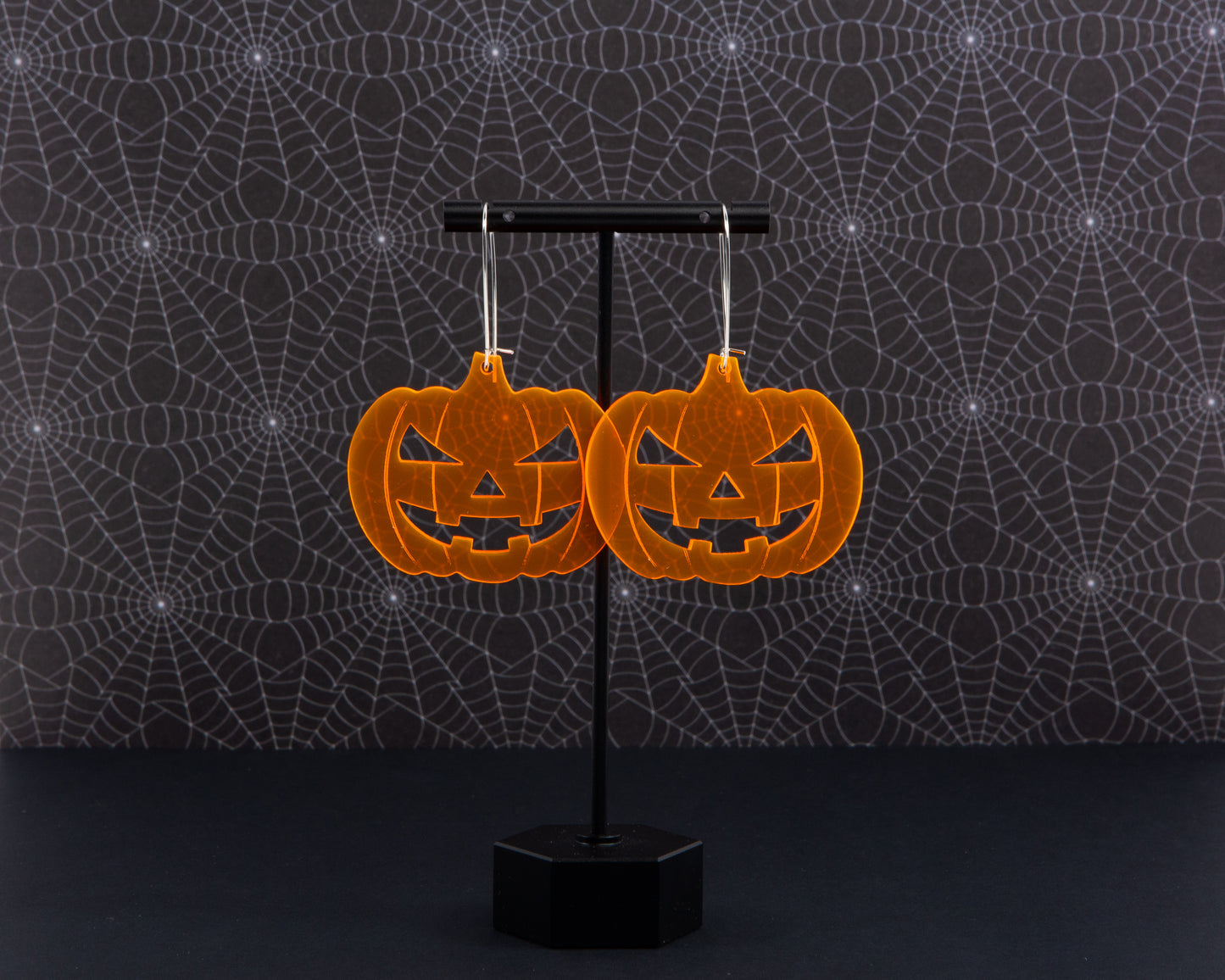 Jack-O-Lantern Acrylic Earrings