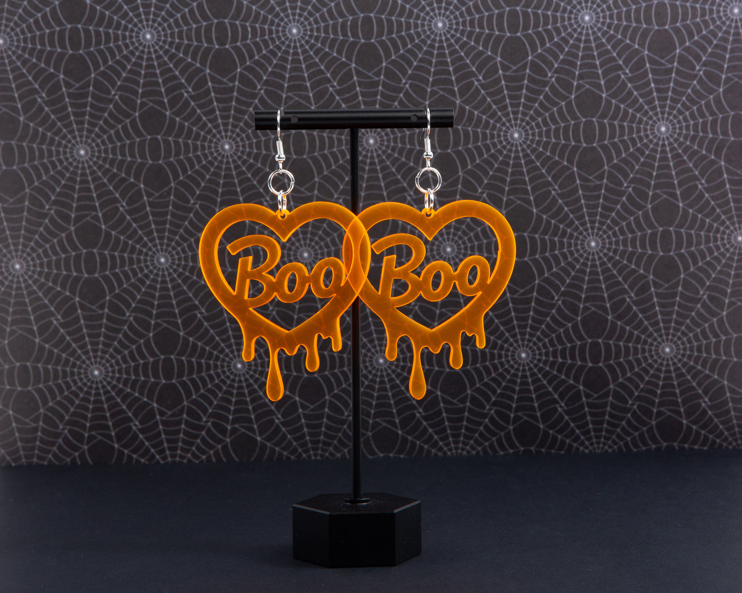 Boo Acrylic Earrings