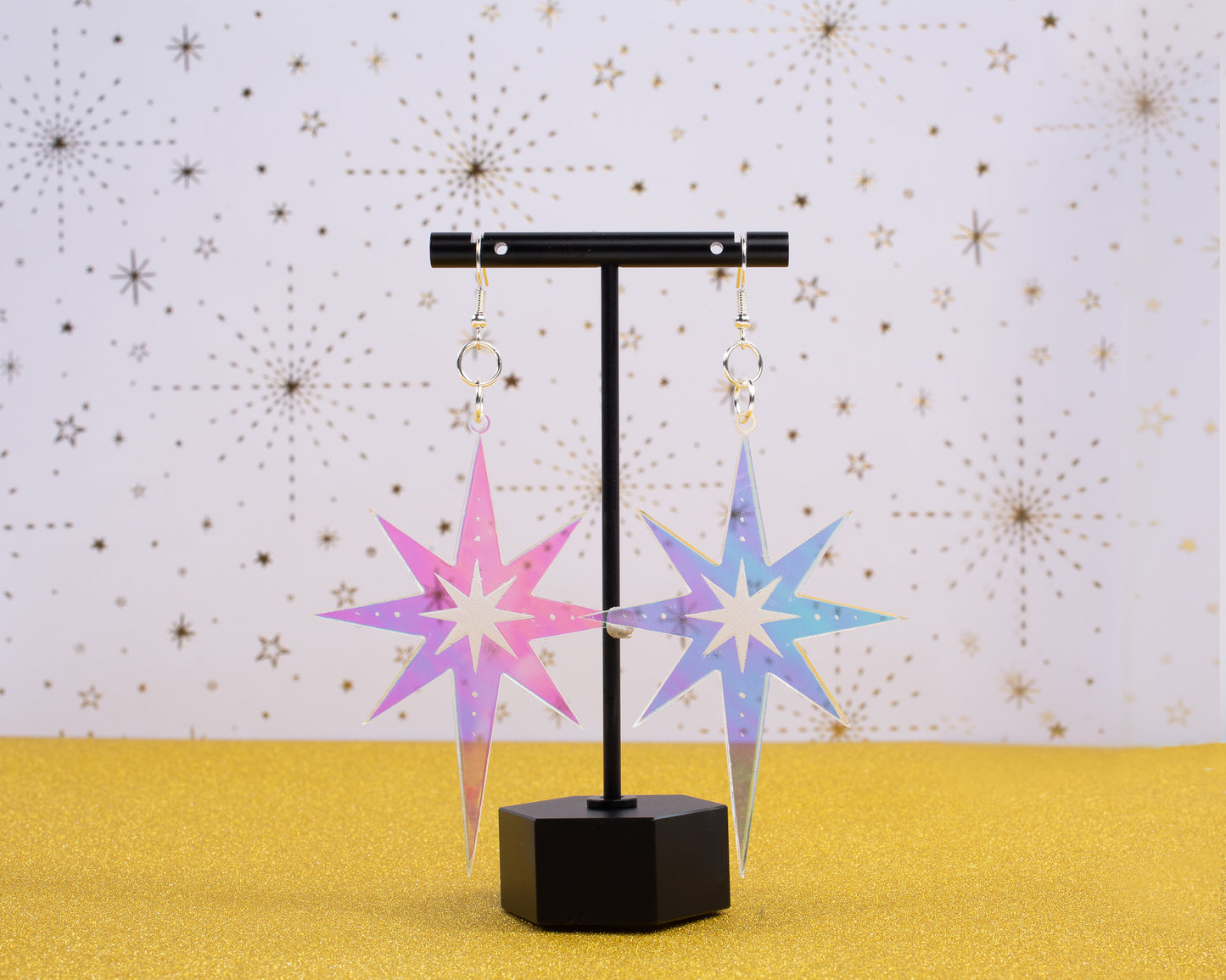 Northern Star Acrylic Earrings