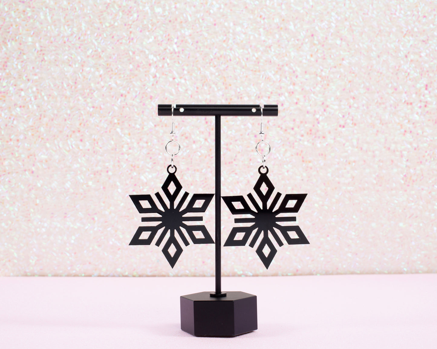 Nordic Snowflakes Acrylic Earrings