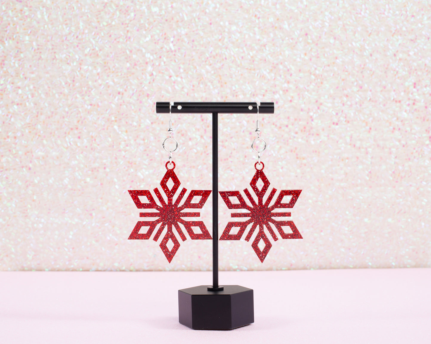 Nordic Snowflakes Acrylic Earrings