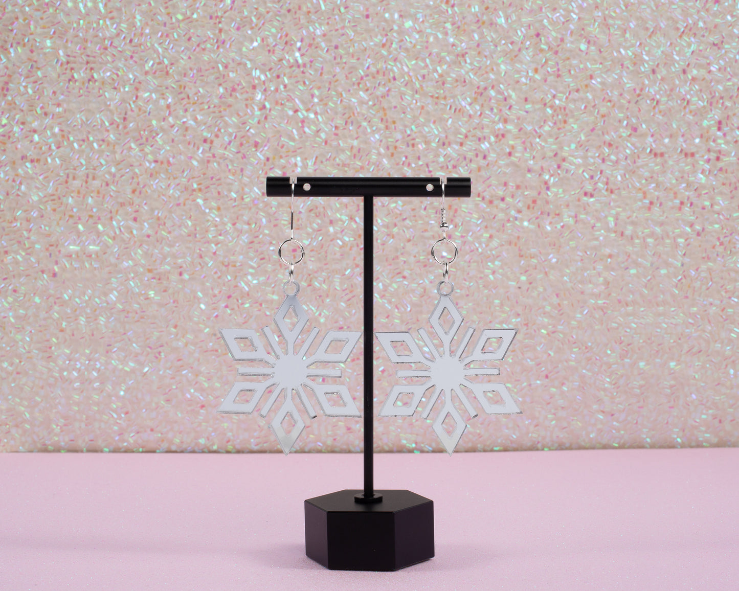 Nordic Snowflakes Acrylic Earrings