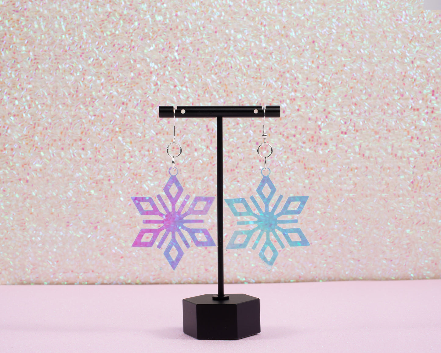 Nordic Snowflakes Acrylic Earrings