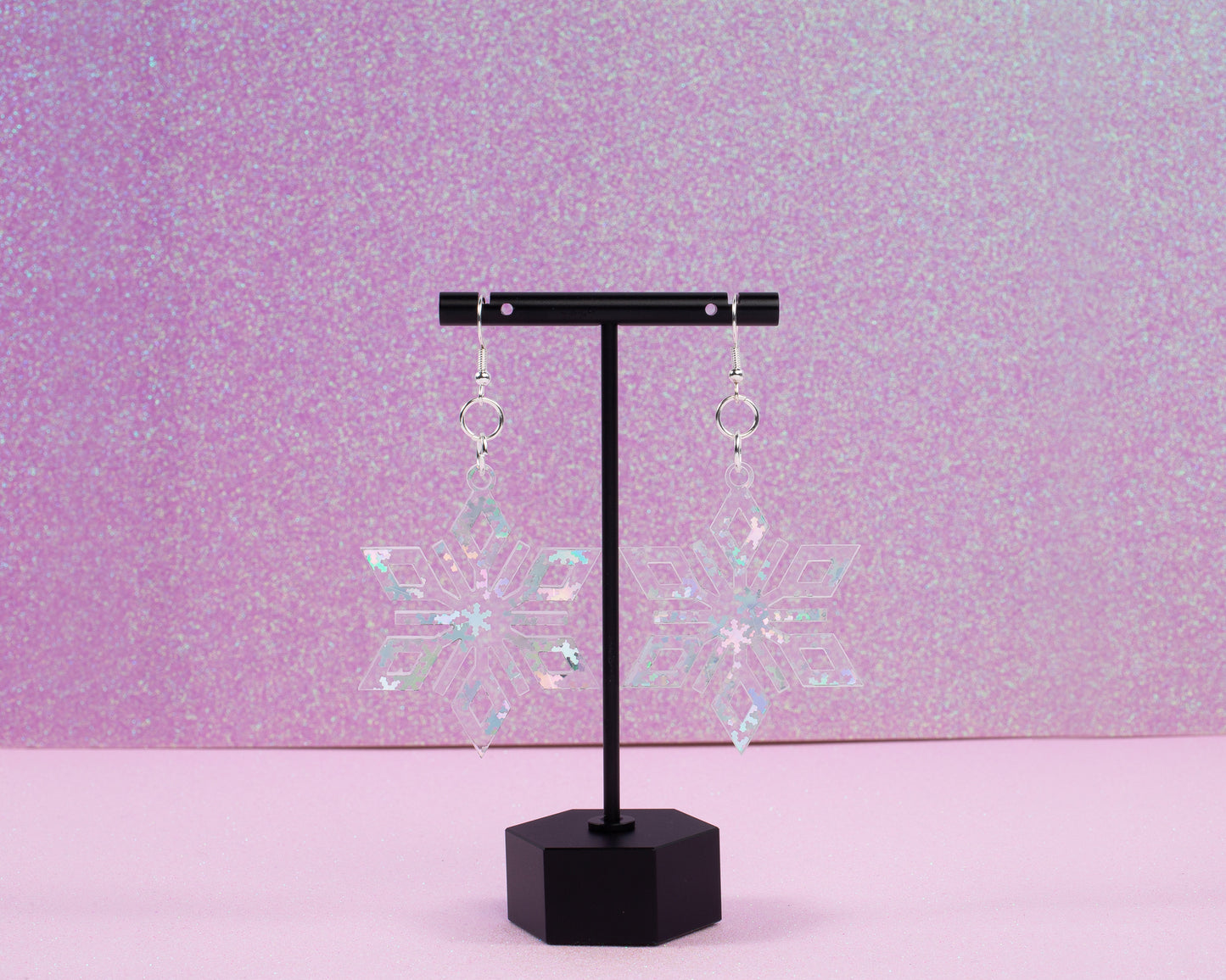 Nordic Snowflakes Acrylic Earrings