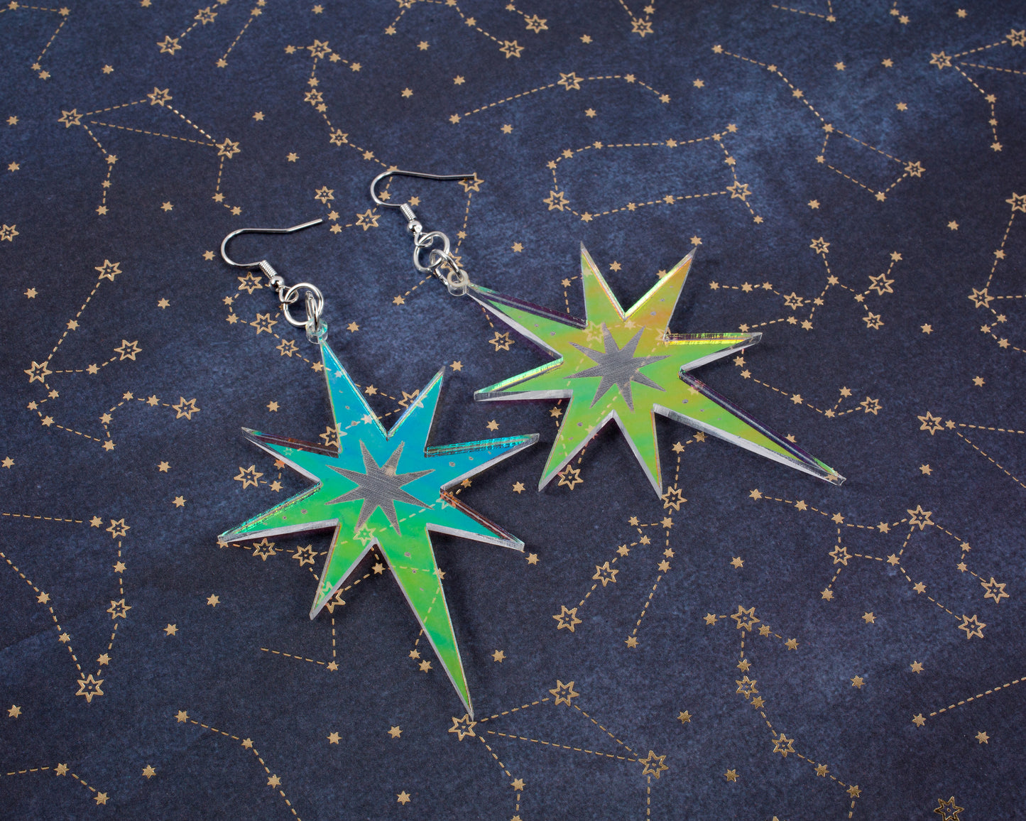 Northern Star Acrylic Earrings